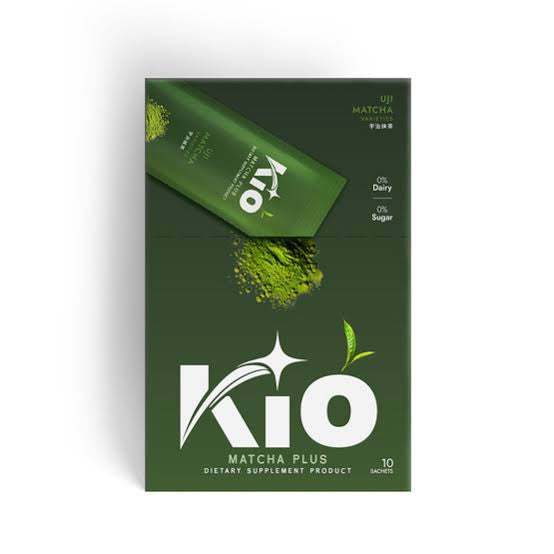 Kio Mutcha KIO Matcha Plus มัทฉะเกรดพรีเมี่ยม ไม่ผสมน้ำตาล