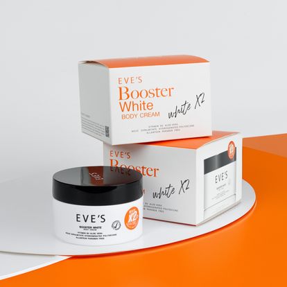 BOOSTER WHITE BODY CREAM (WHITE X2) บูสเตอร์ ไวท์ บอดี้ ครีม (ขาว X2) ปรับผิวขาวกระจ่างใส เพิ่มความชุมชื้น มากกว่าเดิม 2 เท่า