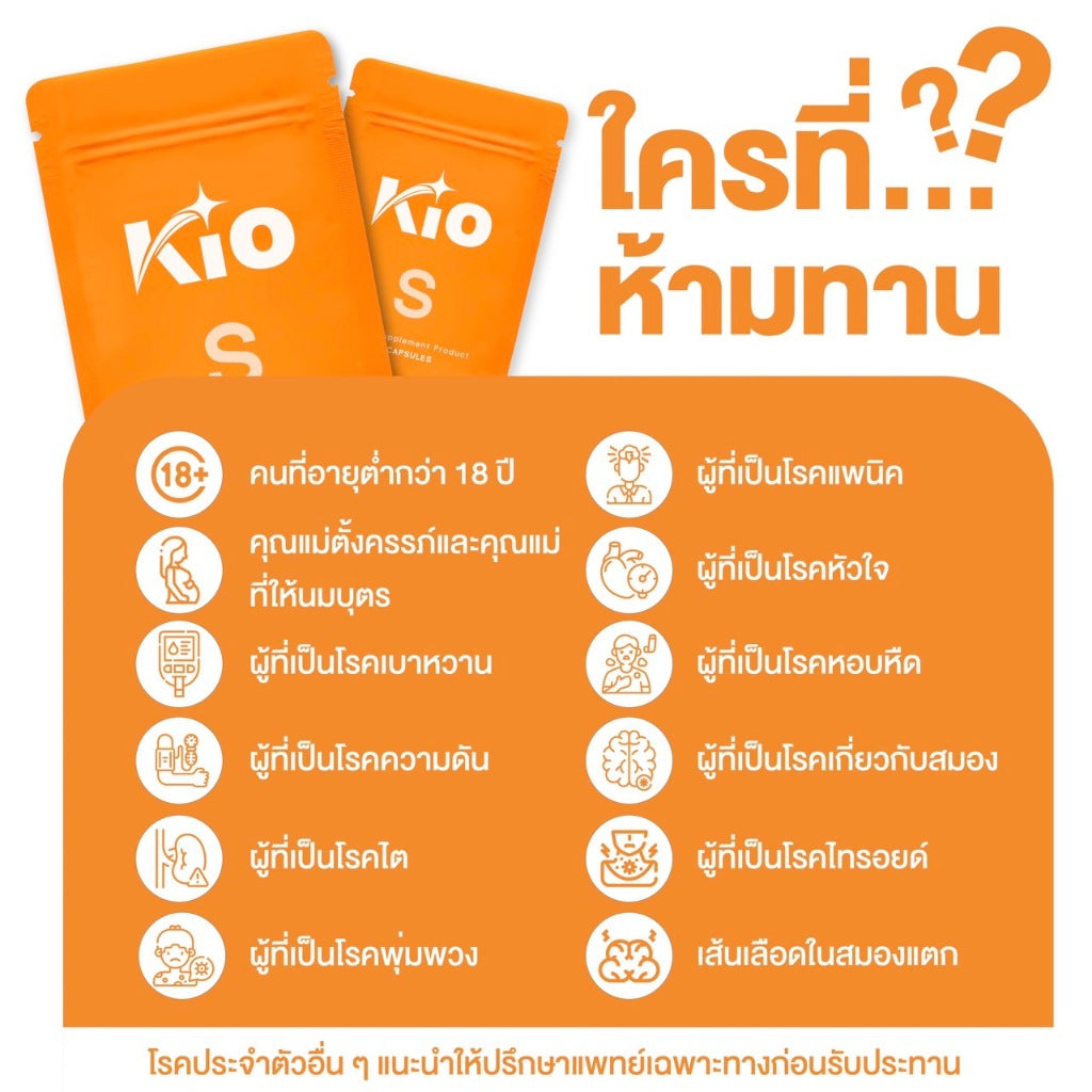 **KIO เม็ดหยุดแบบใหม่ล่าสุด** พร้อมส่งค่ะ ***