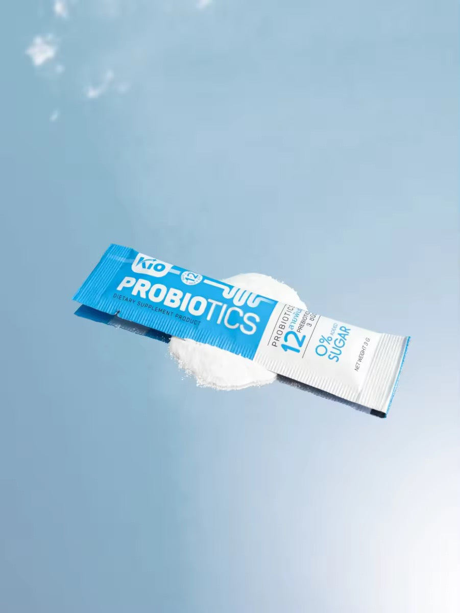 3 ซอง KIO Probiotic (หลักบริษัท) ผลิตภัณฑ์อาหารเสริม Pro + Prebiotic ซินไบโอติก 1 ซอง