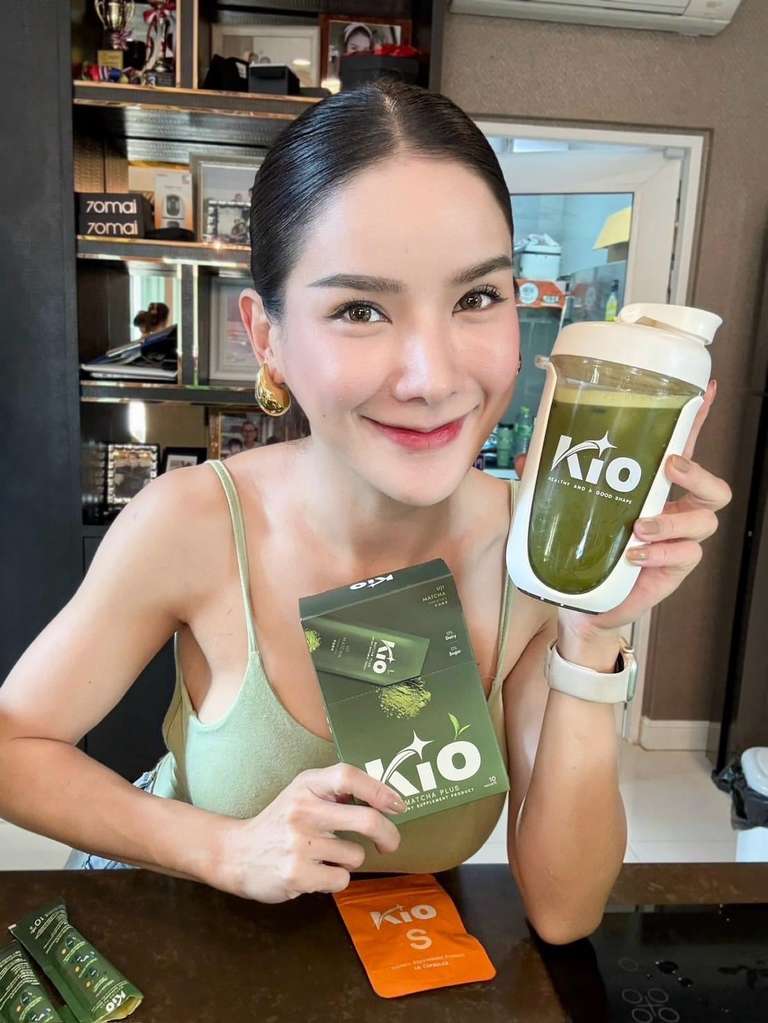 Kio Mutcha KIO Matcha Plus มัทฉะเกรดพรีเมี่ยม ไม่ผสมน้ำตาล