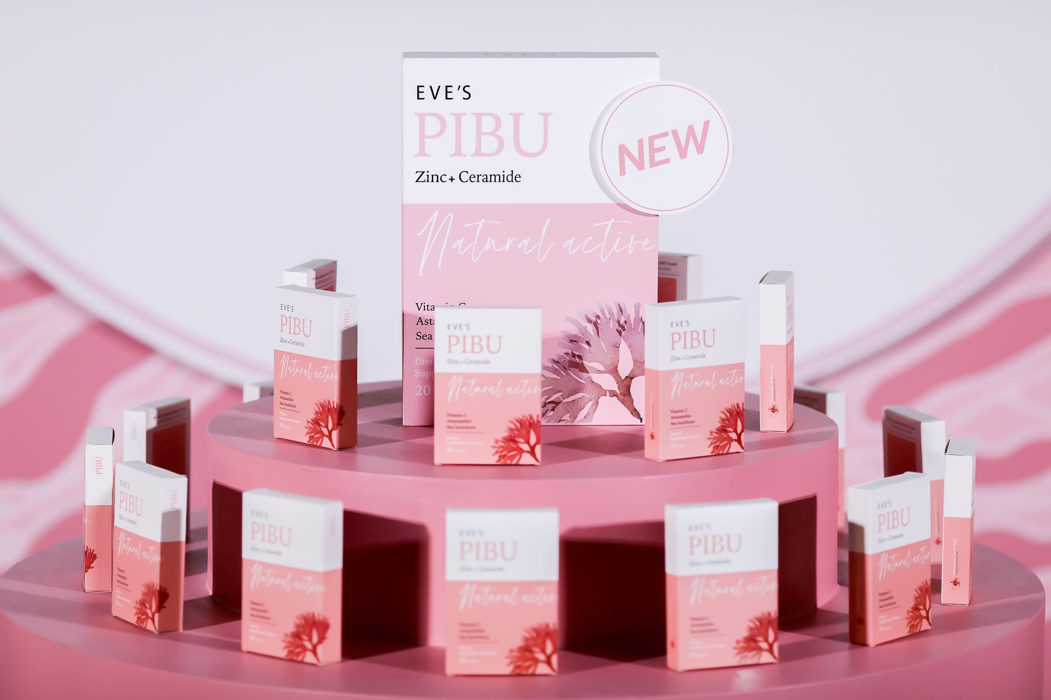 EVE'S PIBU DIETARY FOOD SUPPLEMENTอีฟส์ พิบู ผลิตภัณฑ์เสริมอาหาร ผิวขาวใส ไร้สิว เสริมสร้างภูมิต้านทานให้ร่างกาย