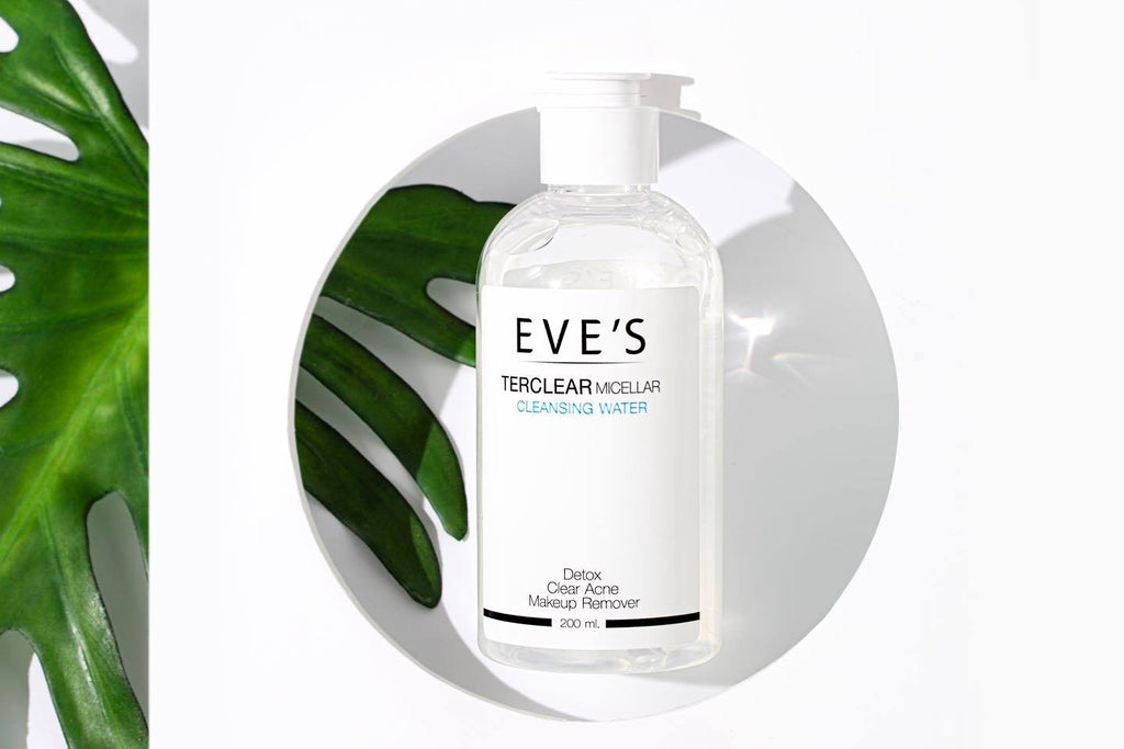 TER CLEAR MICELLAR CLEANSING WATER คลีนซิ่ง เทอร์เคลียร์ ละลายเครื่องสำอาง สิ่งสกปรกและไขมันอุดตันที่ก่อให้เกิดสิว