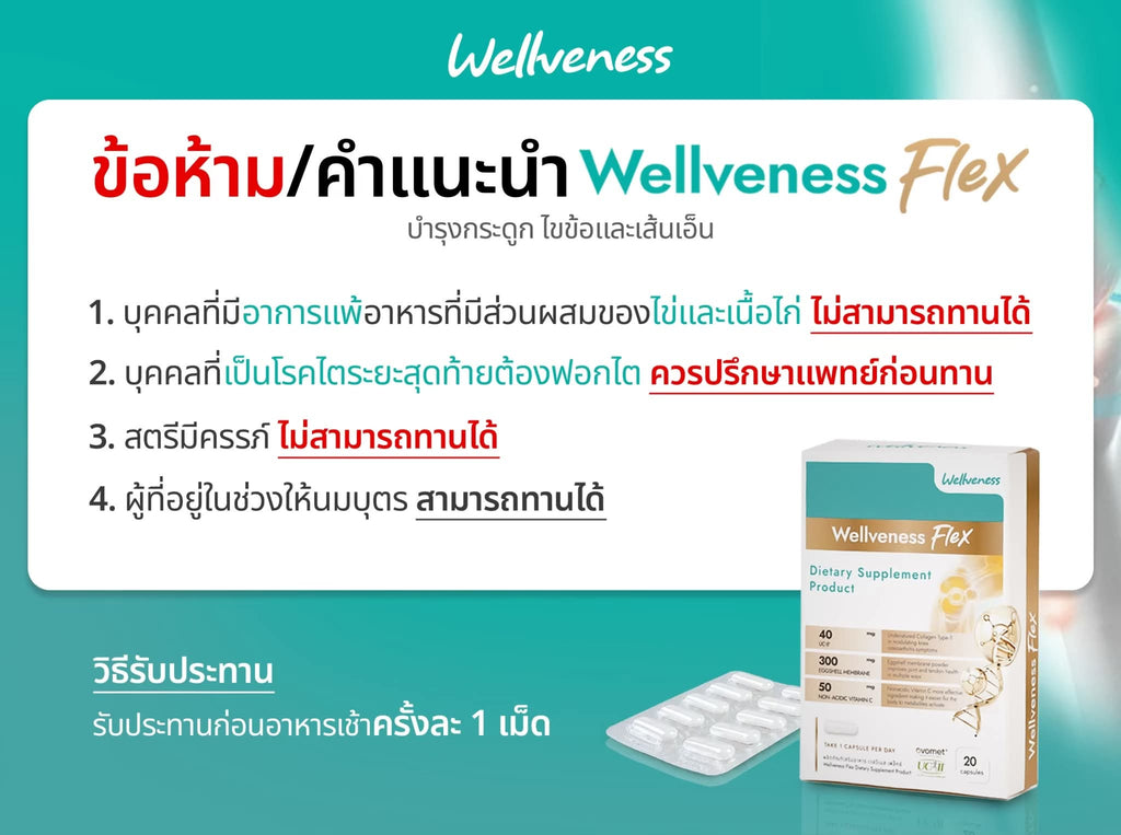 Wellflex ซองใหญ่ ชุดสุดคุ้ม จ่าย 2 เหมือนได้ 3
