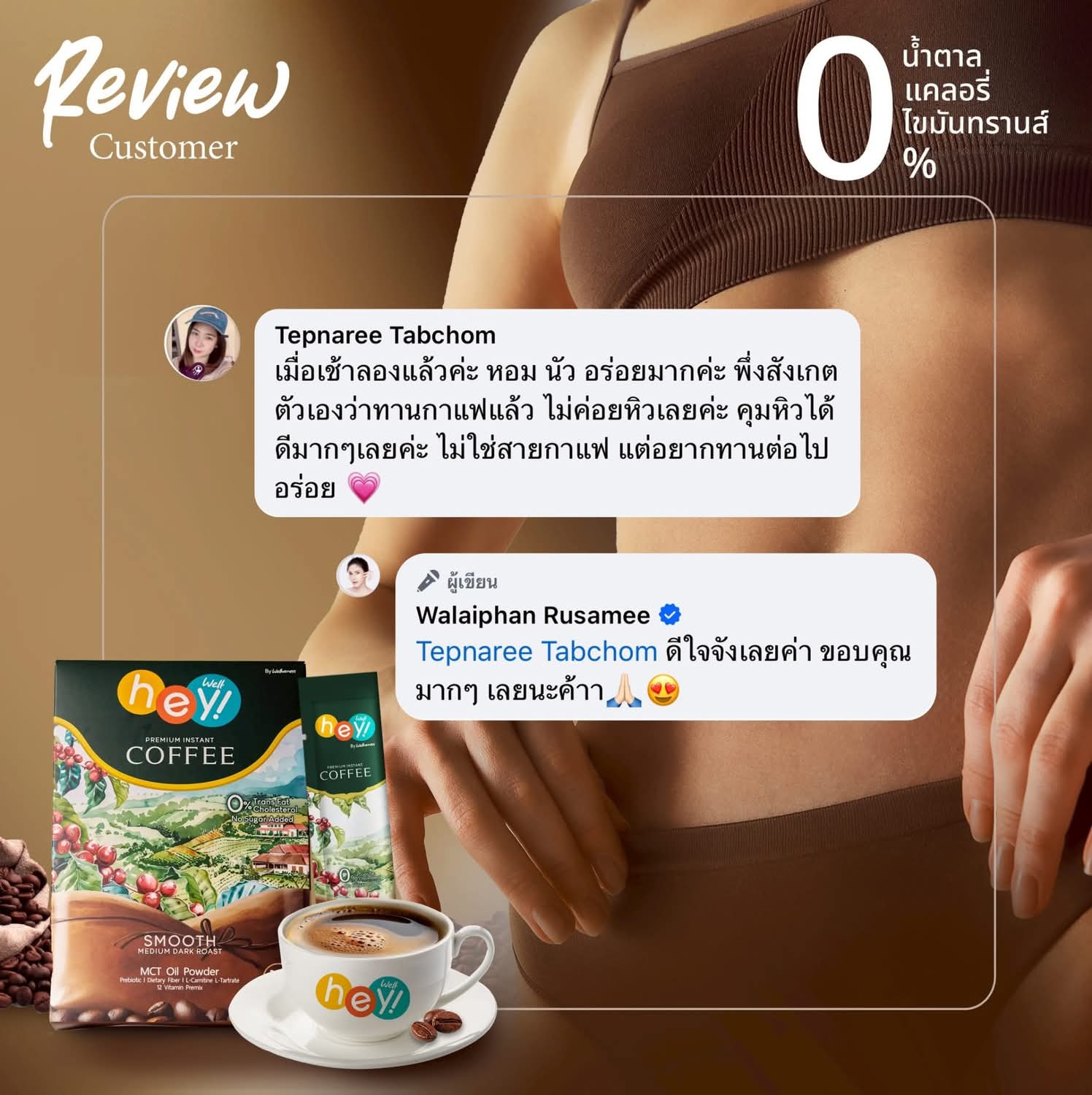 Hey Well Coffee ชุด 3 กล่อง สุดคุ้ม-เวลคอฟฟี่ Hey! Well Coffee เวลวีเนส กาแฟเพื่อสุขภาพ กาแฟบล็อคเบรินส์ ไม่มีน้ำตาล ไม่มีครีมเทียม มีพรีไบโอติก
