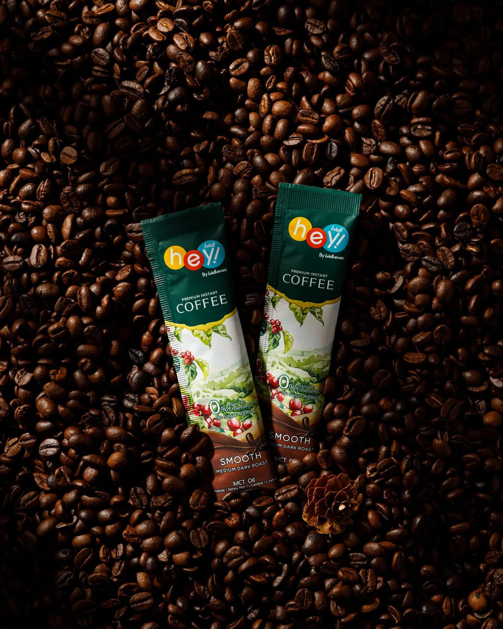 Hey Well Coffee ชุด 3 กล่อง สุดคุ้ม-เวลคอฟฟี่ Hey! Well Coffee เวลวีเนส กาแฟเพื่อสุขภาพ กาแฟบล็อคเบรินส์ ไม่มีน้ำตาล ไม่มีครีมเทียม มีพรีไบโอติก